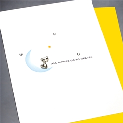 Pet  " Kitties Go To Heaven "  PET/SY09 Greeting Card
