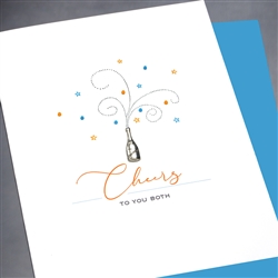 Wedding  " Cheers "  WD48 Greeting Card