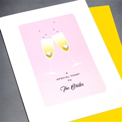 Wedding Equality  " The Brides "  WD69 Greeting Card