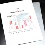 Wedding  " Jet Plane "  WD92 Greeting Card