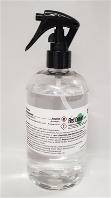 Spray - NVX Formula:  3 Pack of 450ml (~16oz) Sanitizer Bottles-FLAT RATE SHIPPING