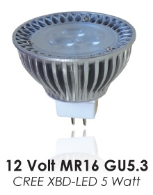 LED MR16 5XBD 15deg 2700k 300 lumens DAUER LED