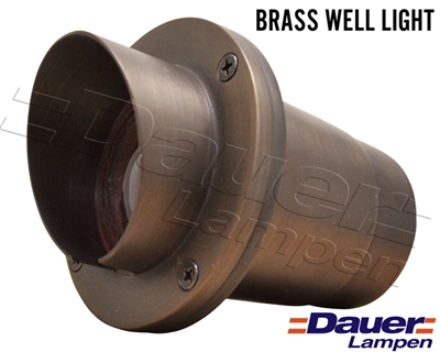 DELANO BRASS MR16 WELL LIGHT SHROUD