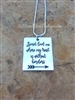 Spirit Lead Me Where My Trust Is Without Borders Necklace ~