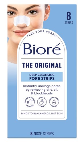 Biore Deep Cleansing Pore Strips 8 Count Nose (10083)<br><br><br>Case Pack Info: 12 Units