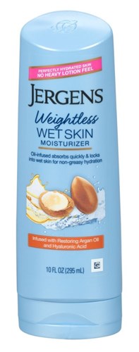 Jergens Wet Skin Moisturizer Argan Oil 10oz (10264)<br><br><br>Case Pack Info: 4 Units