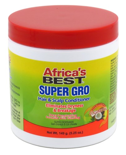 Africas Best Gro Super Hair & Scalp Conditioner 5.25oz (10470)<br><br><br>Case Pack Info: 12 Units