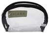 Sicara Clear Cosmetic Bag Oval Purse (4.75X6X2) (10688)<br><br><span style="color:#FF0101"><b>12 or More=Unit Price $2.86</b></span style><br>Case Pack Info: 72 Units