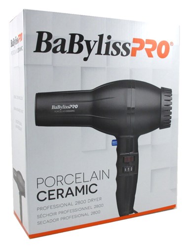 Babyliss Pro Dryer 2000 Watt 2800 Ceramic Porcelain (12658)<br><br><span style="color:#FF0101"><b>3 or More=Unit Price $56.83</b></span style><br>Case Pack Info: 6 Units