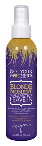 Not Your Mothers Blonde Moment Seal Protect Leave-In 6oz Pump (13047)<br><br><span style="color:#FF0101"><b>12 or More=Unit Price $6.80</b></span style><br>Case Pack Info: 6 Units