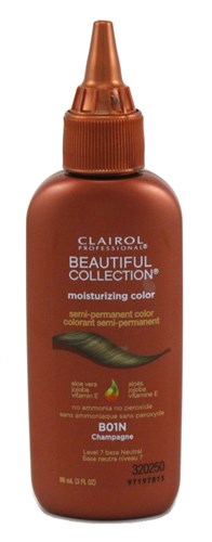 Clairol Beautiful Coll. #B01N Champagne 3oz (16275)<br> <span style="color:#FF0101">(ON SPECIAL 14% OFF)</span style><br><span style="color:#FF0101"><b>12 or More=Special Unit Price $3.17</b></span style><br>Case Pack Info: 48 Units