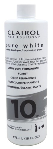 Clairol Pure White 10 Creme Developer Gentle Lift 16oz (16545)<br><br><span style="color:#FF0101"><b>12 or More=Unit Price $2.18</b></span style><br>Case Pack Info: 12 Units