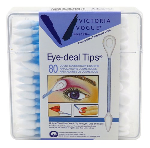 Victoria Vogue Eye-Deal Tips 80 Count (6 Pieces) (17367)<br><br><br>Case Pack Info: 4 Units