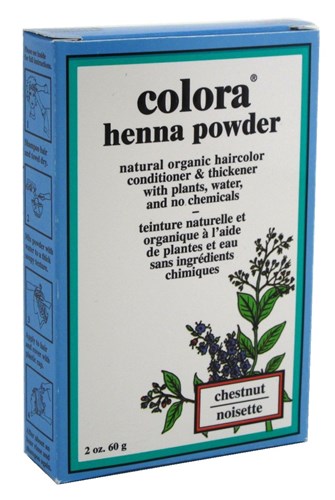 Colora Henna Powder Hair Color Chestnut 2oz (17450)<br> <span style="color:#FF0101">(ON SPECIAL 7% OFF)</span style><br><span style="color:#FF0101"><b>12 or More=Special Unit Price $4.40</b></span style><br>Case Pack Info: 72 Units
