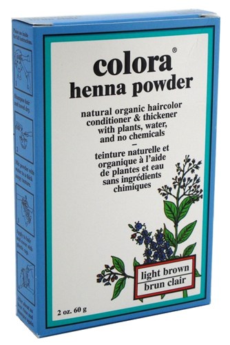 Colora Henna Powder Hair Color Light Brown 2oz (17460)<br> <span style="color:#FF0101">(ON SPECIAL 7% OFF)</span style><br><span style="color:#FF0101"><b>12 or More=Special Unit Price $4.40</b></span style><br>Case Pack Info: 72 Units