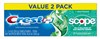 Crest Toothpaste 5.4oz Plus Scope Value Pk 2 Minty Fresh (18669)<br><br><br>Case Pack Info: 6 Units