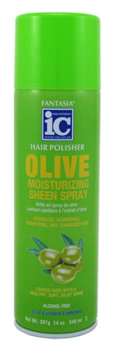 Fantasia Ic Moisturizing Olive Sheen Spray 14oz (21486)<br><br><br>Case Pack Info: 12 Units