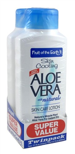 Fruit Of The Earth Bogo Lotion Aloe Vera Skin Cooling 11oz (23661)<br><br><span style="color:#FF0101"><b>12 or More=Unit Price $3.76</b></span style><br>Case Pack Info: 6 Units