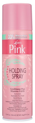 Lusters Pink Holding Spray Quick Drying 14oz Bonus Size (33175)<br><br><br>Case Pack Info: 12 Units