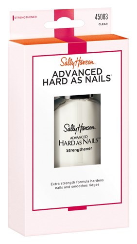 Sally Hansen Advanced Hard As Nails Clear 0.45oz (33904)<br><br><span style="color:#FF0101"><b>12 or More=Unit Price $2.89</b></span style><br>Case Pack Info: 48 Units