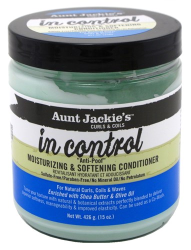 Aunt Jackies In Control Moist/ Soften Conditioner 15oz Jar (39954)<br><br><br>Case Pack Info: 12 Units