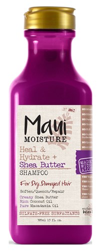 Maui Moisture Shampoo Shea Butter 13oz (Heal & Hydrate) (41943)<br><br><br>Case Pack Info: 4 Units