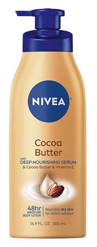 Nivea Lotion Cocoa Butter 16.9oz Pump Nourishes Dry Skin (42742)<br><br><br>Case Pack Info: 12 Units