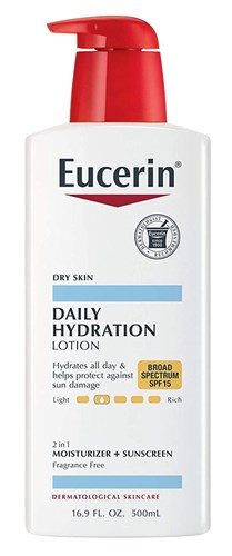 Eucerin Lotion Daily Hydration Spf#15 16.9oz Pump (42760)<br><br><br>Case Pack Info: 12 Units