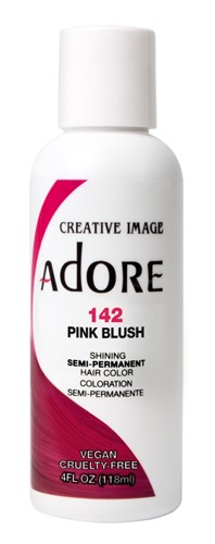 Adore Semi-Permanent Haircolor #142 Pink Blush 4oz (45525)<br><br><span style="color:#FF0101"><b>6 or More=Unit Price $3.52</b></span style><br>Case Pack Info: 72 Units