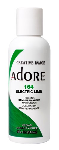 Adore Semi-Permanent Haircolor #164 Electric Lime 4oz (45528)<br><br><span style="color:#FF0101"><b>6 or More=Unit Price $3.52</b></span style><br>Case Pack Info: 72 Units