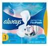 Always Pads Size 1 Infinity With Flex Foam 18 Count (51528)<br><br><br>Case Pack Info: 12 Units
