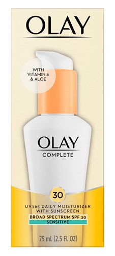 Olay Complete Moisturizer Sensitive Spf#30 2.5oz (80078)<br><br><br>Case Pack Info: 12 Units