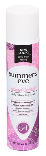 Summers Eve Freshening Spray 2oz Island Splash (80140)<br><br><br>Case Pack Info: 24 Units