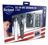 Barbasol All-In-One Grooming Set 15 Piece Bonus Travel Bag (98843)<br><br><br>Case Pack Info: 6 Units