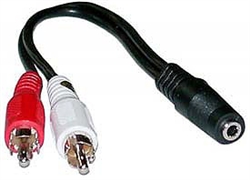 255-036 Stereo splitter cable