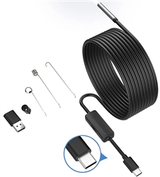 USB Waterproof Endoscope 5mm Would make a great gift Idea! Native USB C Male