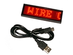 Programmable LED Digital Scrolling Name Tag ID Badge for Ham Radio | WiredCo