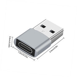 USB Type "C" OTG ADAPTER High-Speed Data Transfer Type: USB C Female To Type-A Male Adapter