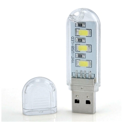 LED Mini Portable Light USB Plug