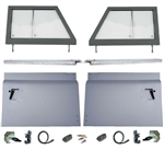 JWP7105 - Non Galvanised Series Style Front Door Conversion Kit for Defender (with cappings)
