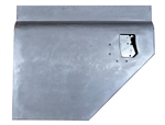 MTC3231 - Galvanised Left Hand Early 110 Second Row Split Door Bottom for Land Rover Series No Lock Hole SPECIAL ORDER(S)