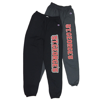 Champion Sweatpants with large text