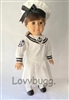 Summer Middy Dress Reproduction Dress and Hat Set for Samantha American Girl