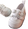 White Double Strap Shoes