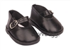 Newer Style Black Matte Mary Janes for American Girl 18 inch and Bitty Baby Born Doll Shoes