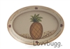 Pineapple Tray / Platter for American Girl 18 inch Doll Felicity, Elizabeth Tea Party Set Accessory