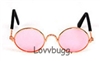 Pink Gold Frame Pink Lens Glasses