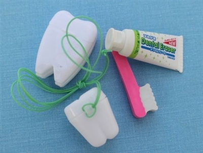 Pink Toothbrush Care Kit