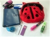 Ladybug Backpack with School Supplies