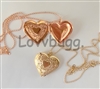Yellow or Rose Gold Locket Necklace